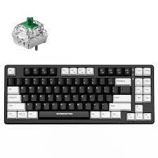 モンスター ゲーミングキーボード 赤軸 テンキーレス 85%サイズ RGBバックライト