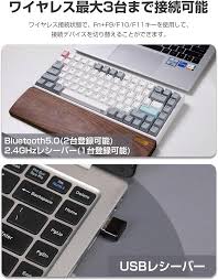 Amazon | NiZキーボード Mini84-pro ワイヤレス 【2024新型】84キー用の短いタイトルは以下の通りです: