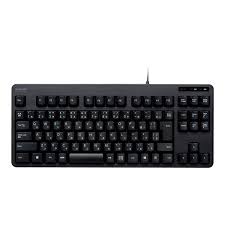 エレコム コンパクト有線キーボード ブラック TK-FCM103XBK