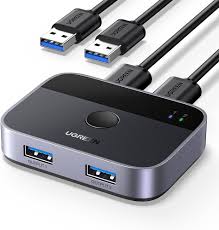 UGREEN USB3.0 2入力2出力切替器