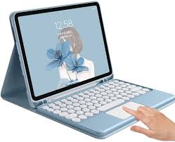 可愛い丸型キー付きiPad 10.2インチケース