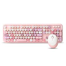 アイリバー EQwear-Q150 ワイヤレス キーボード&マウスセット(ピンク)