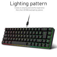 小型RGBバックライトキーボード