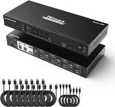 TESmart KVMスイッチ 4入力2出力 DP対応
