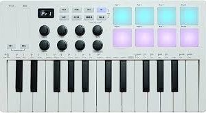 ポータブルMIDIキーボードコントローラー 25キー