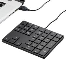 マジックフォース 34キー薄型有線テンキーボード（ブラック）