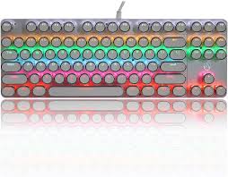 ゲーミングキーボード RGB青軸メカニカル