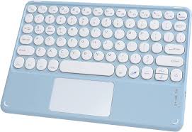 Bluetoothキーボード(タッチパッド付・薄型・コンパクト・青)