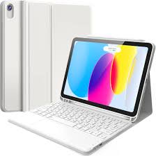 iPad第10世代用キーボードケース (タッチパッド・脱着式)
