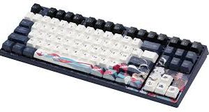バミロ VPM87 チャンエ TKL ホワイト LEDキーボード