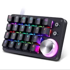 クールな片手用メカニカルゲーミングキーボード