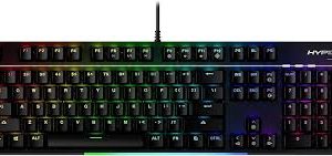 ハイパーX アロイ MKW100 RGB メカニカルゲーミングキーボード（赤軸）