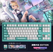 ぶいすぽ GEAR ゲーミングキーボード 胡桃のあ