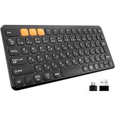 EWIN Bluetooth ワイヤレスキーボード - 静音・コンパクト・充電式