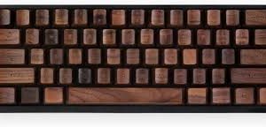 木製キーキャップセット 108キー - ウォールナット仕上げ