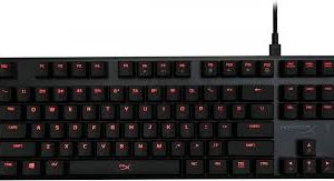 ハイパーエックス アロイFPSプロ ゲーミングキーボード 赤軸 87キー