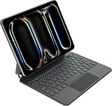 QERDAOYI 2024年モデル iPad Pro 11インチ用マジックキーボード