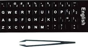 英語配列キーボードシール