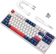 MAMBASNAKE K87 メカニカルキーボード - RGBバックライト付きコンパクトモデル