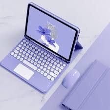 可愛いタッチパッド付きiPad Air 11インチキーボードケースセット